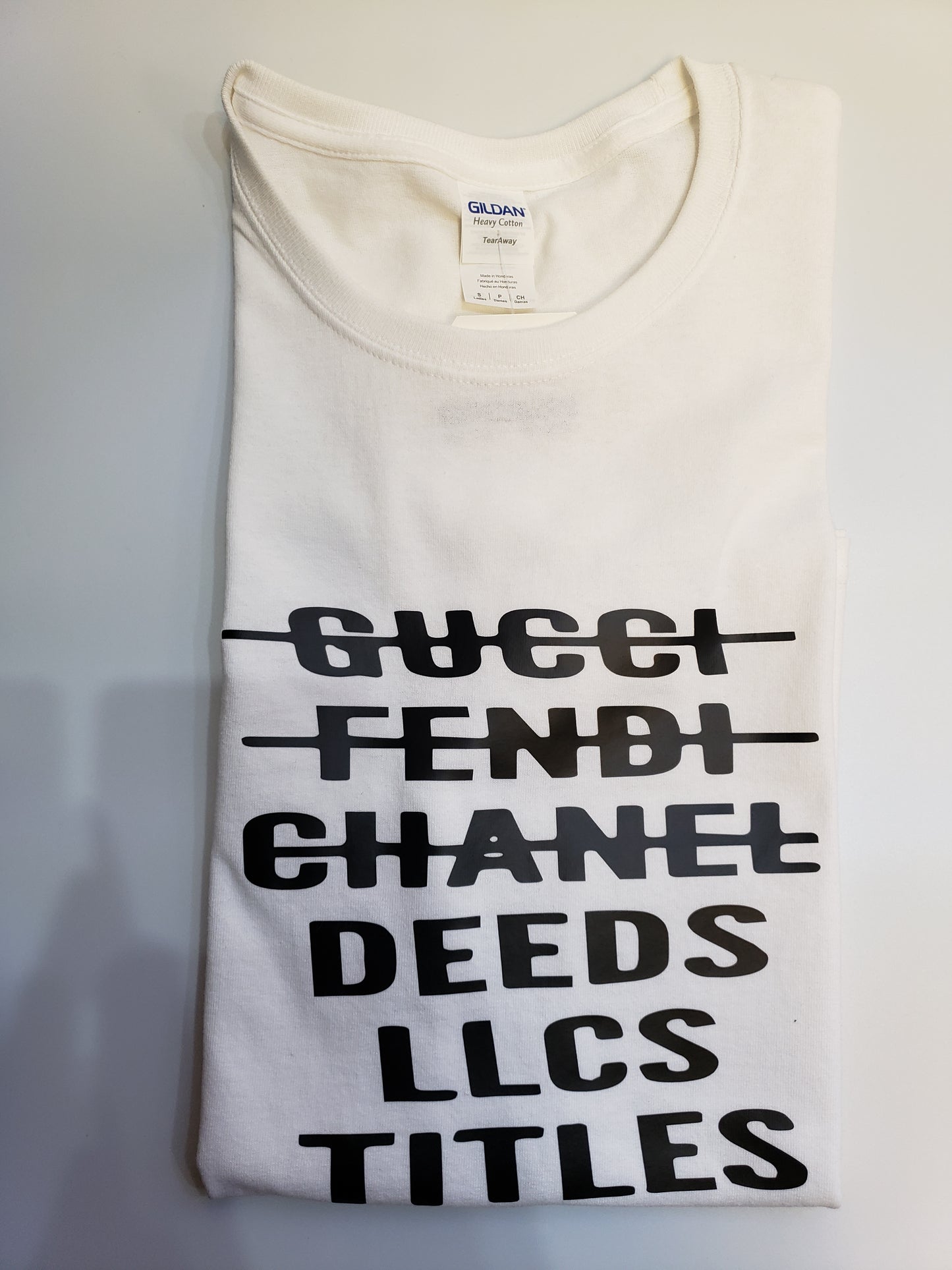 "Deeds, Titles, LLC's"  Custom T-shirt