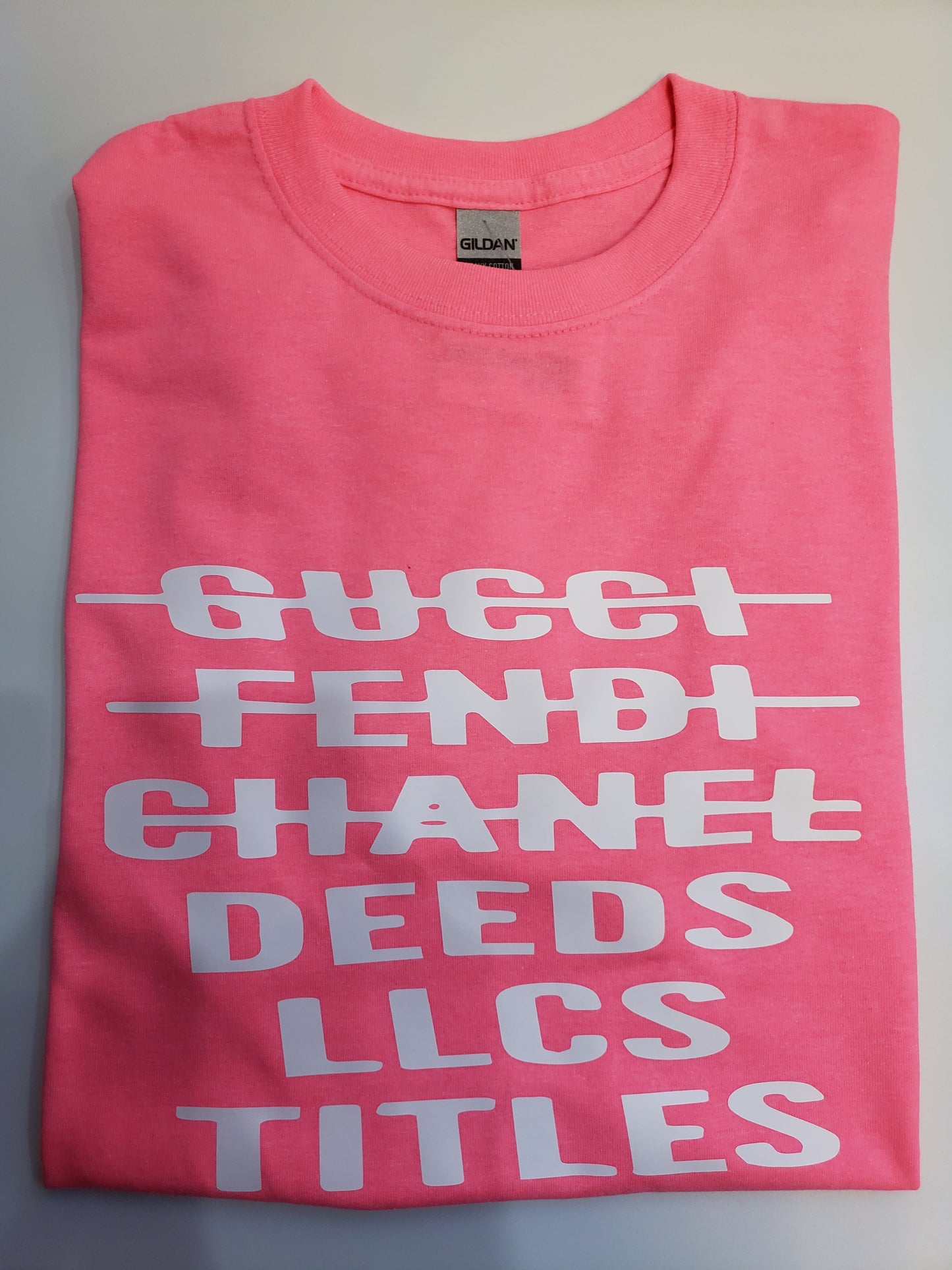 "Deeds, Titles, LLC's"  Custom T-shirt