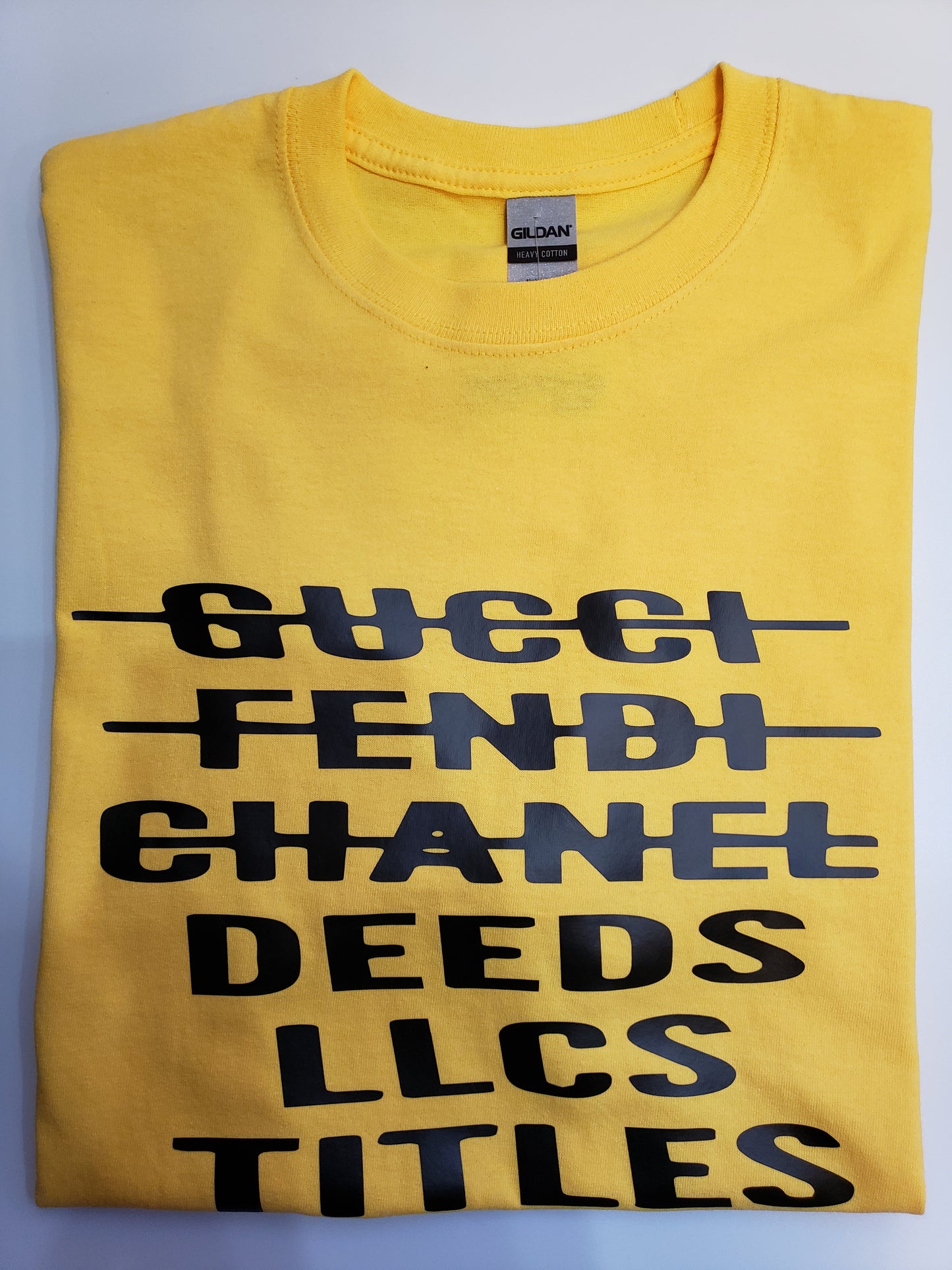 "Deeds, Titles, LLC's"  Custom T-shirt